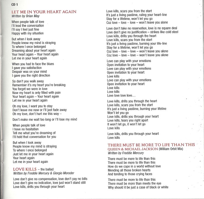 Queen  Forever : Booklet 3